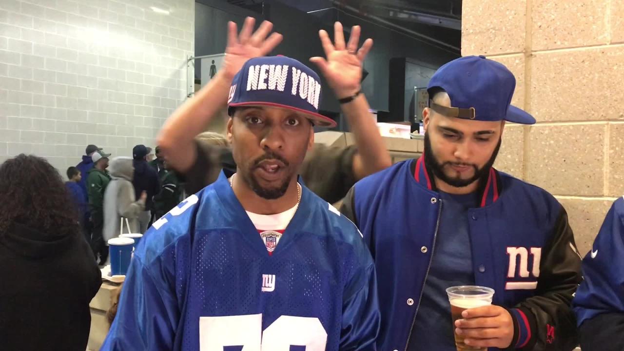 New York Giants fans celebrate Saquon Barkley pick in NFL Draft