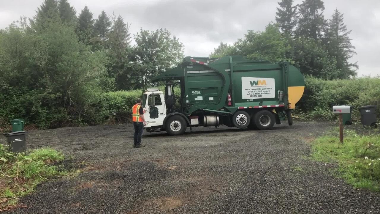 Waste Management drivers practice on course at new training facility in Bremerton