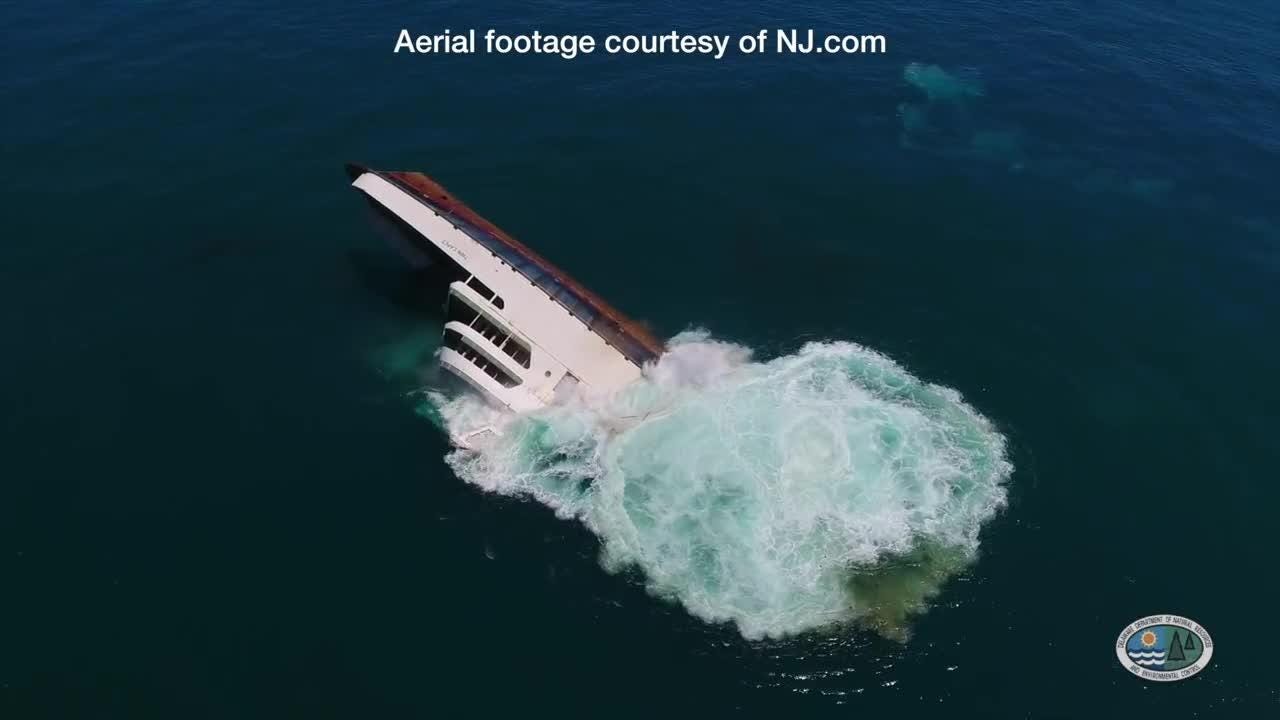 Retired Cape May Lewes Ferry Vessel Sunk Off Delaware S Coast