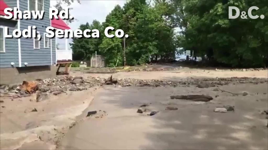 Flooding across Seneca County