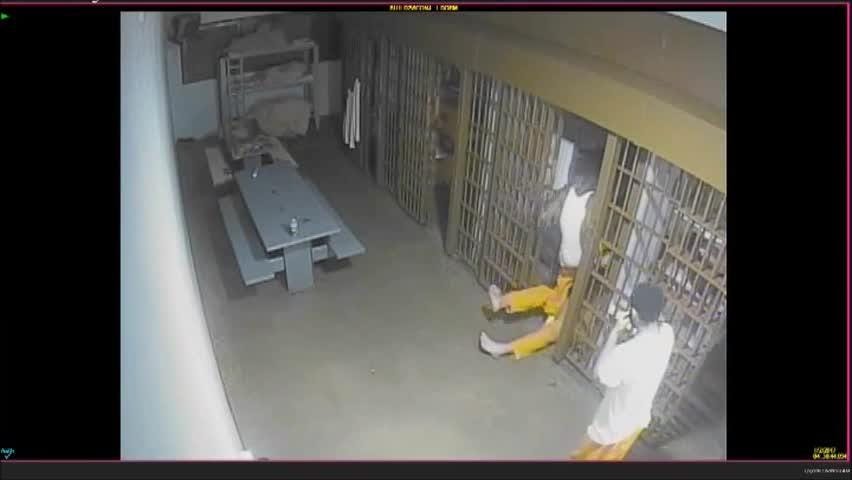 Attack Inside Greenville Co Jail Caught On Surveillance Video