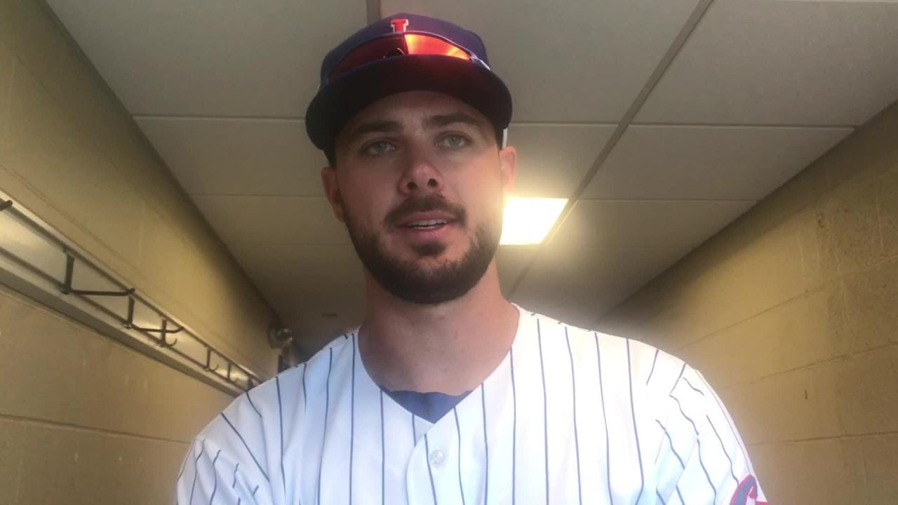 Kris Bryant was grinning ear-to-ear while he made the final out of