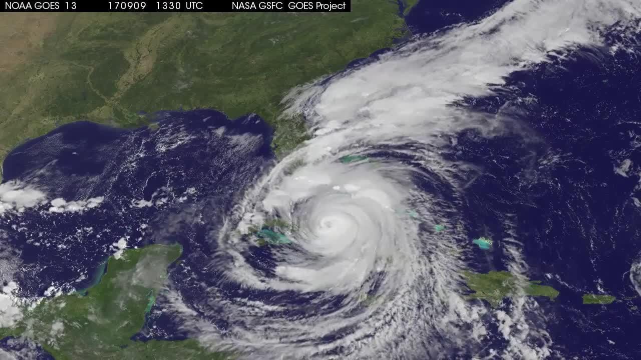 Video: Satellite animation as Hurricane Irma approaches South Florida