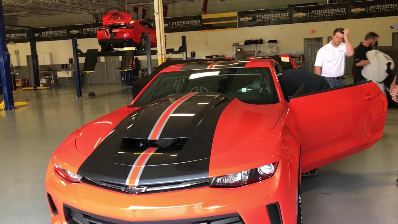 How Chevy's unique Camaro goes from Hot Wheels toy to track