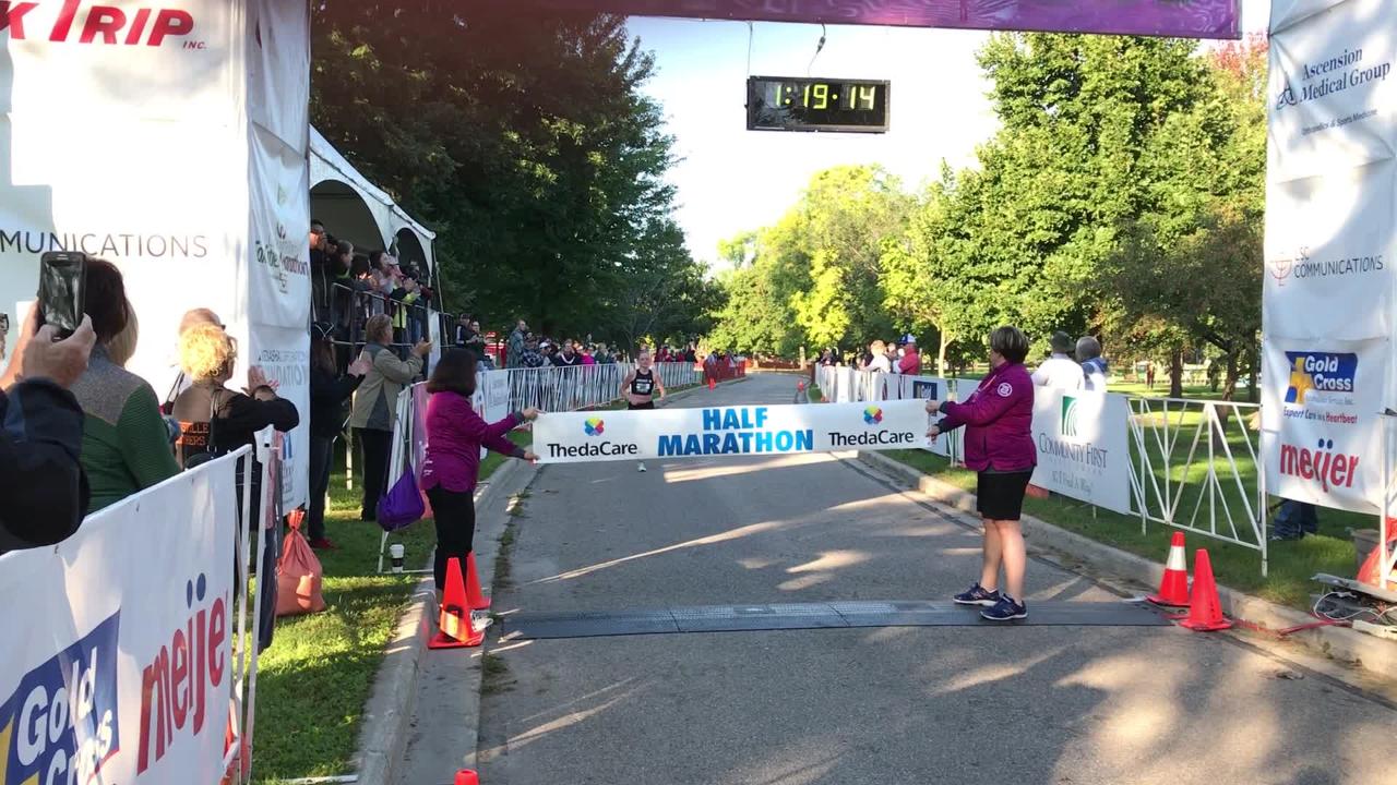 Michele Lee is top female finisher in ThedaCare Half Marathon