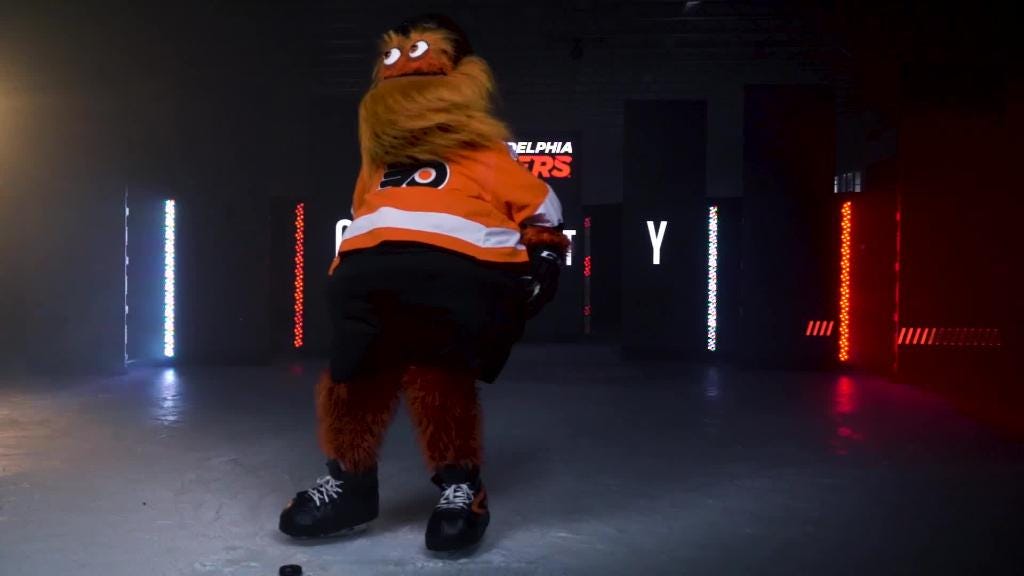 Gritty Flyers Mascot GIF - Gritty Flyers Mascot Philadelphia