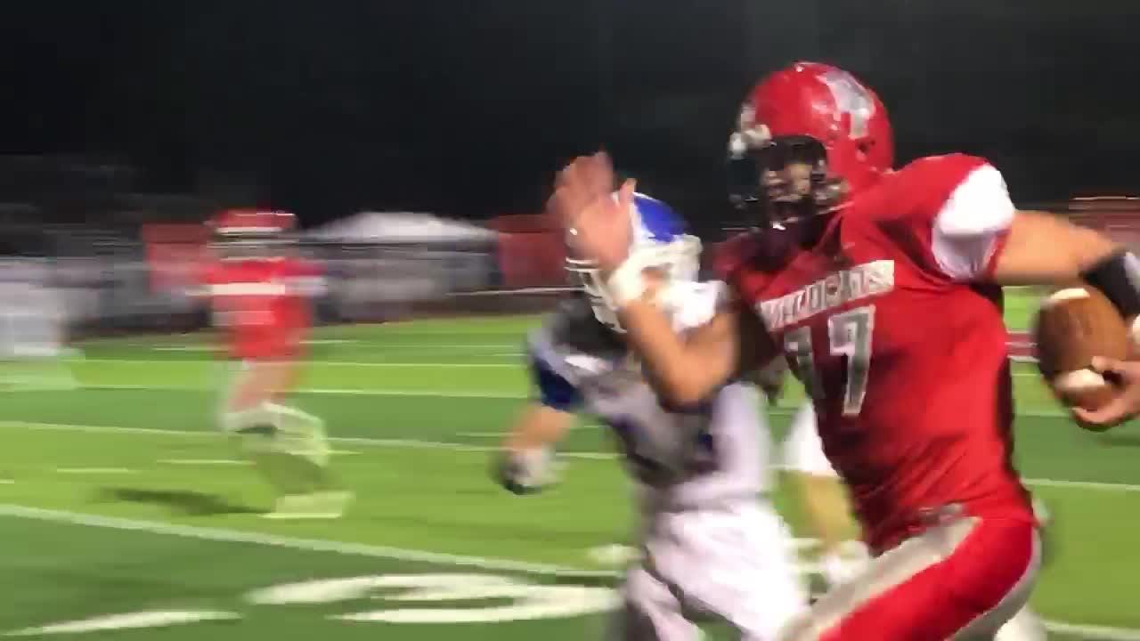 Deer Park's Joseph Hocker scores on 66-yard touchdown reception