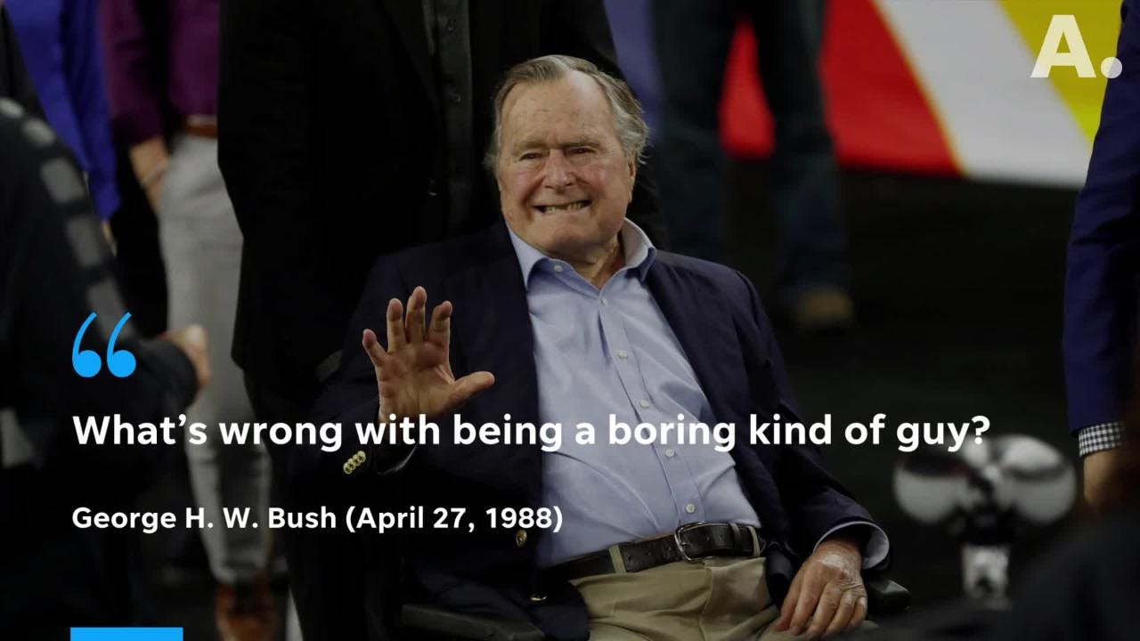 George H.W. Bush's last words and other quotes