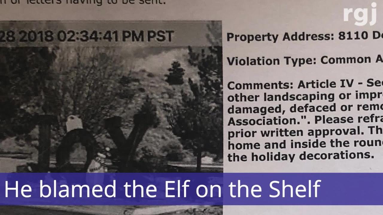 Residents Poke Fun At Homeowners Association Note To Remove Xmas Decor