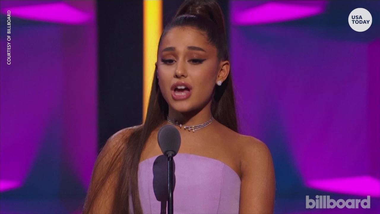 Ariana Grandes Tearful Speech Best Year For Career Worst For My Life 4712
