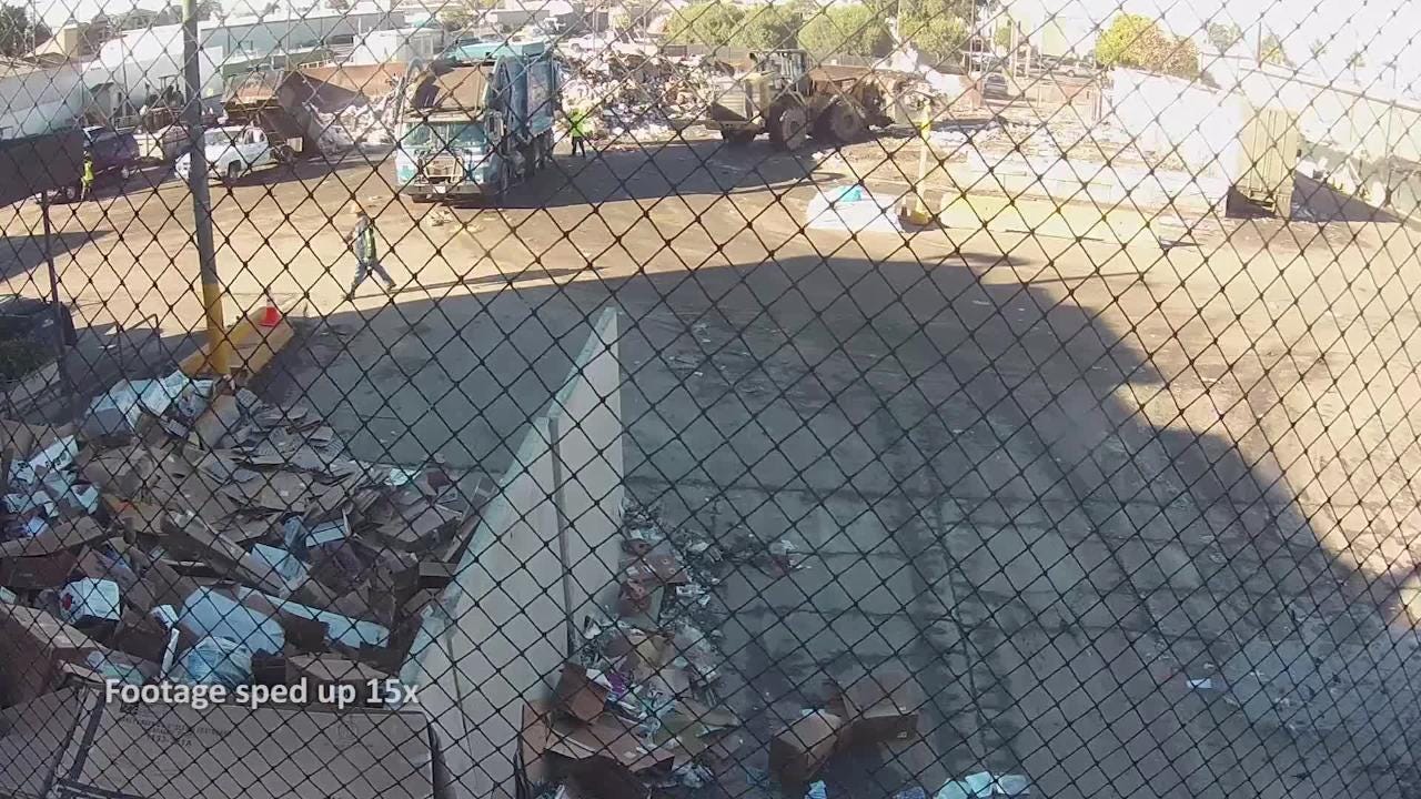 VIDEO: Footage of homeless person dumped with trash