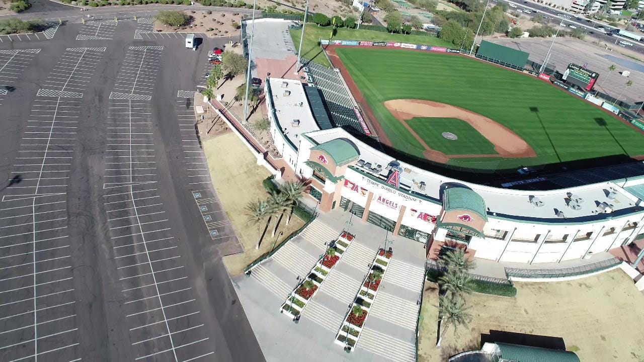 Tempe Diablo Stadium - Spring Training Baseball Anaheim Angels