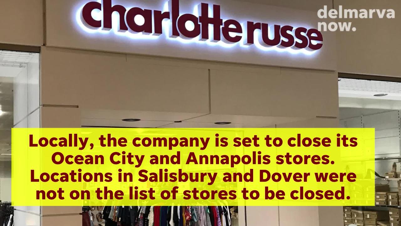 WATCH Charlotte Russe closing its Ocean City location