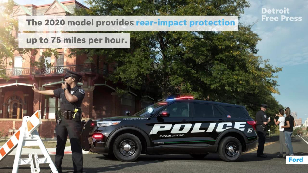 Ford 2020 Police Interceptor Automaker wants to keep cops safe