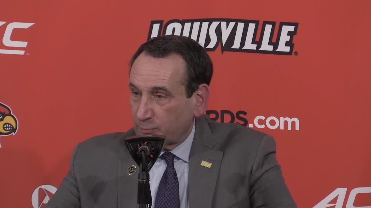 Coach K press conference: I lied to help Duke beat Louisville Coach K press conference: I lied to help Duke beat Louisville