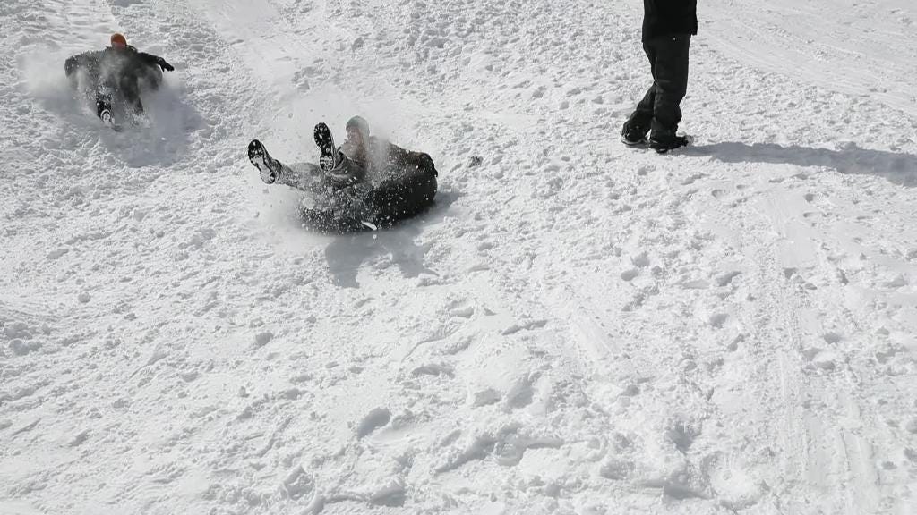 Flagstaff sledders hit freshly covered slopes on Presidents Day
