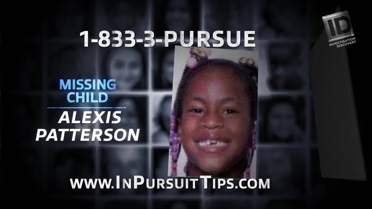 Alexis Patterson Alexis Patterson case gets attention on 'In Pursuit With John Walsh' on ...
