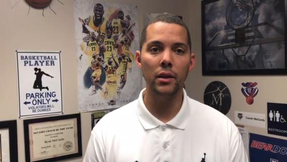 American Leadership Academy coach McCurdy after Friday's win