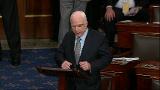McCain preaches cooperation in Senate