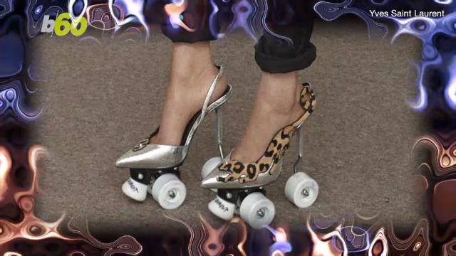 Roller skate stilettos a new fashion trend?