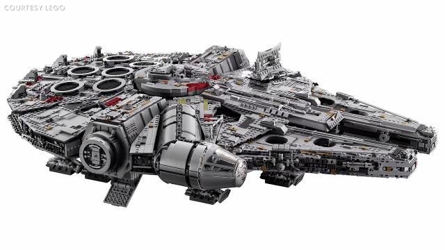 Millennium falcon best sale lego big