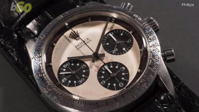 Most expensive rolex sold at online auction