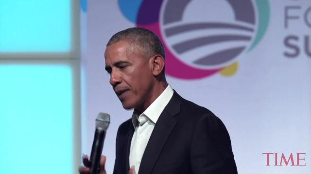 Barack Obama Speaks At Inaugural Obama Foundation Summit