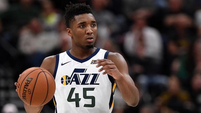 Donavan Mitchell Rookie Donovan Mitchell Has Entered Himself into Rookie of the Year Conversation