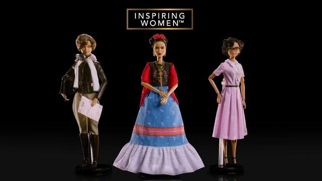 Barbie unveils dolls based on legendary women