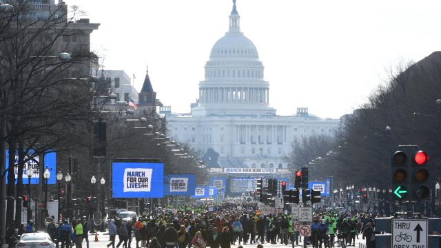 Hasil gambar untuk Â â€œMarch for Our Lives,â€ / GIF