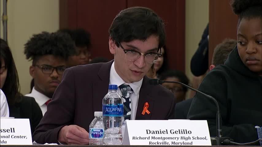 Porn Alexa Pence - Students talk gun violence on Capitol Hill