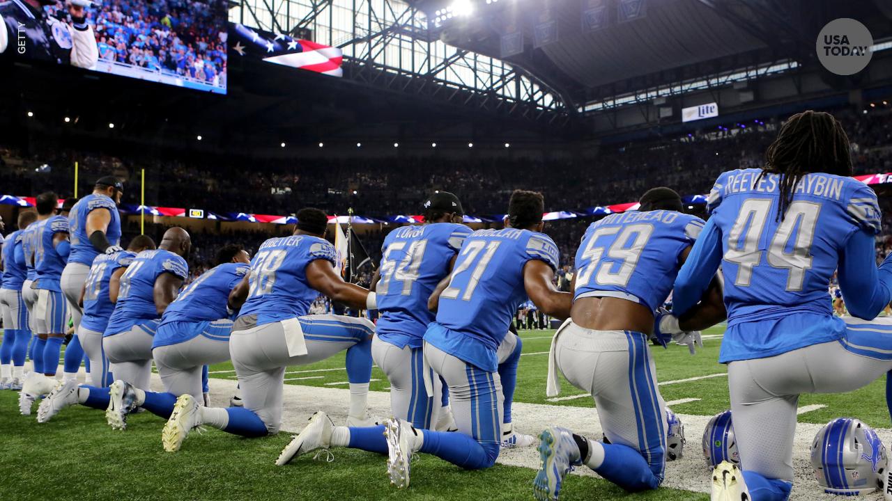 Trump praises NFL's new national anthem policy