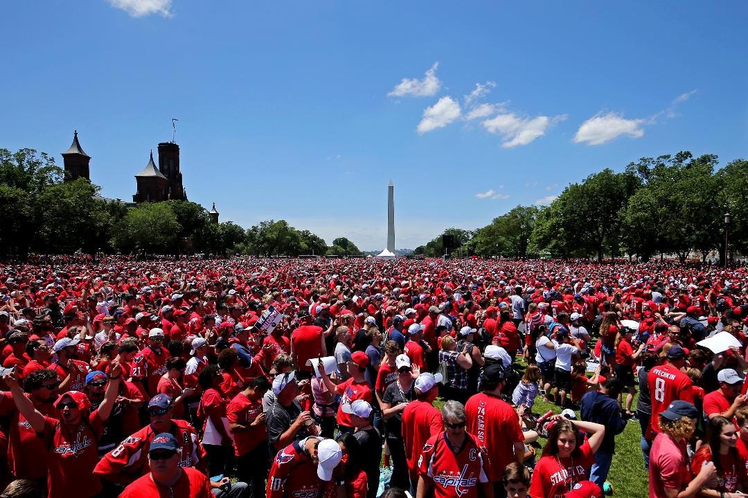 Washington Capitals' title parade helps draw 840,000 Metro riders