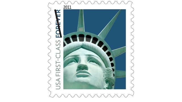 Postal Service misidentifies Statue of Liberty in stamp, $3.5M mistake