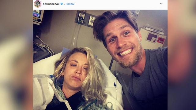 Kaley Cuoco Says Not Living With Husband Karl Cook Works For Them All big bang theory actress kaley cuoco wanted was to take a sultry photo with her husband, karl cook. kaley cuoco had shoulder surgery 5 days after wedding