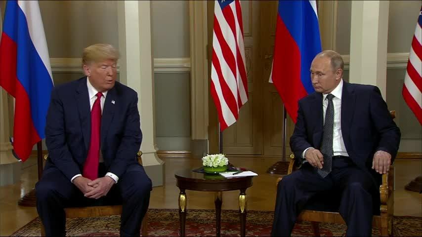 Trump Putin Start Summit In Helsinki