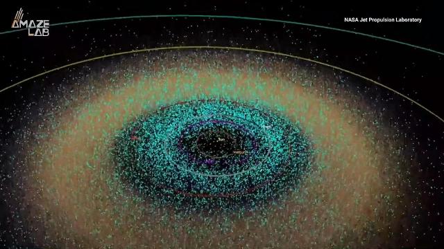 The latest map of every known asteroid near Earth is mind blowing