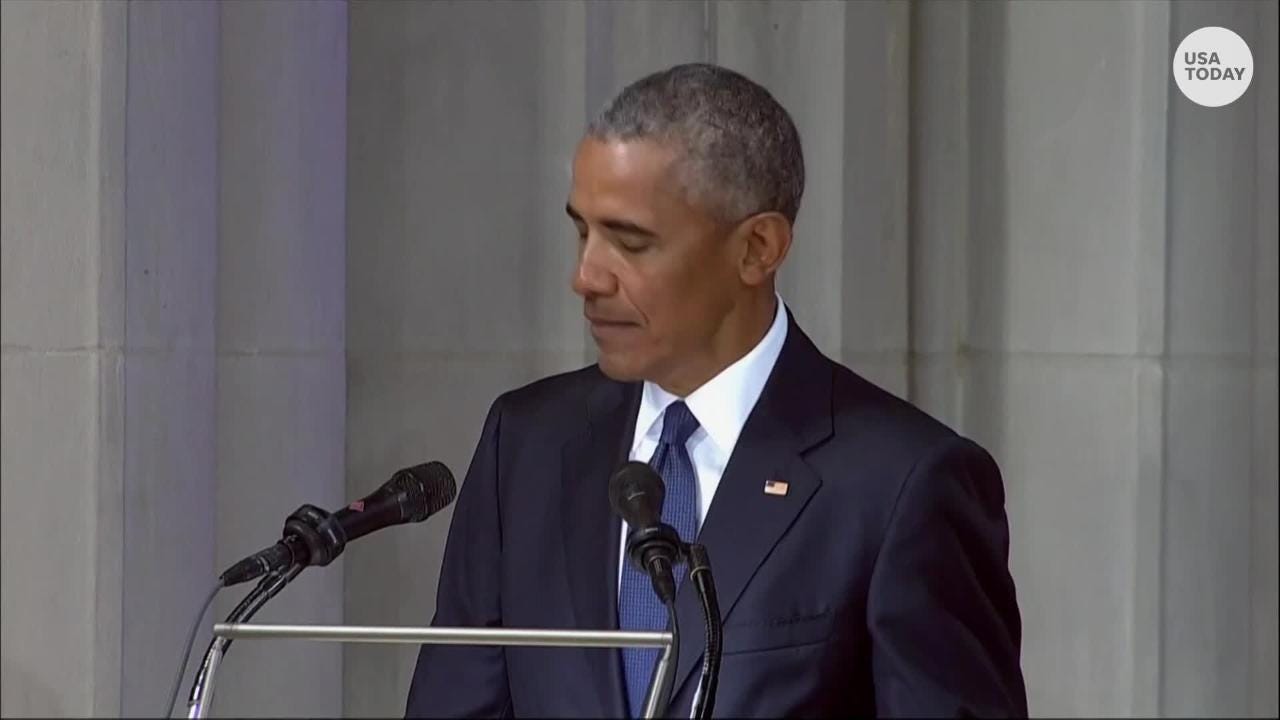 Barack Obama's Full Eulogy At Memorial Service For Senator John S. McCain