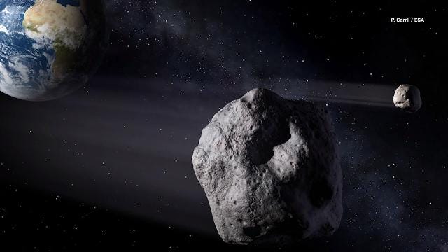 Scientists spot a rare asteroid with its own moon