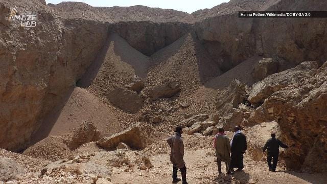 This ancient ramp could have helped build The Great Pyramids in Egypt