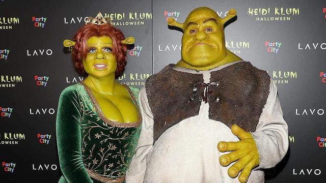 Heidi Klum S Shrek Halloween Costume Seriously Deserves An Oscar