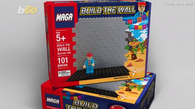 build the wall maga lego