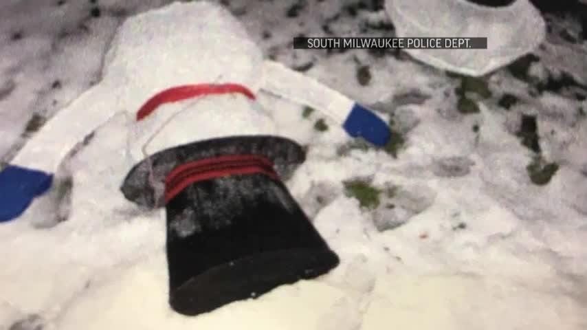 Vandals decapitate snowman and return to apologize