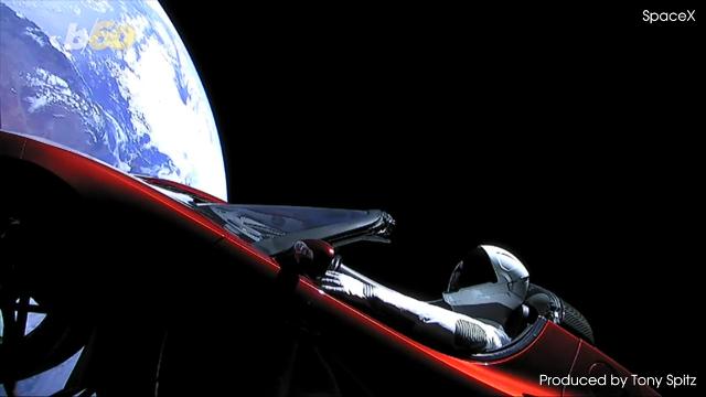 Spacexs Starman Is Carrying A Secret Payload On Tesla Roadster