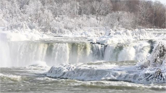 Frozen Niagara Falls makes for beautiful winter...