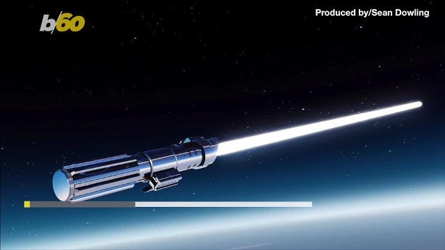 YouTuber creates world's first retractable lightsaber that can cut through steel thumbnail