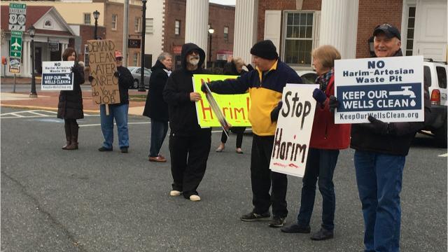 Sussex residents protest chicken company's plans for pickle plant