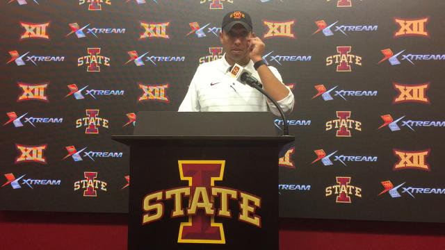 Iowa State starting lineman watched Cyclones football games from hill
