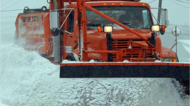 snow removal vehicles lights