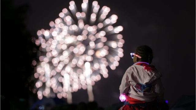 Sterling National Bank Fireworks At Jones Beach State Park